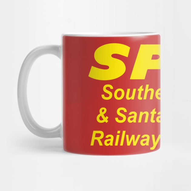 SPSF Yellow Lettering Logo Upper Left Chest by Kodachrome Railway Colors